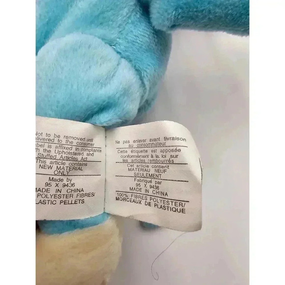 Kuddle Me Toys 2002 Rare Blue Monkey 8.5" Stuffed Animal - Picture 6 of 16